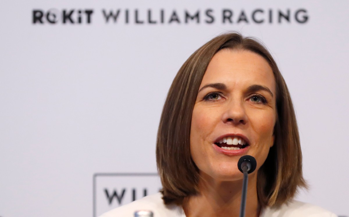 Claire Williams dejará de ser la cabeza de la escudería Williams. Foto: AFP