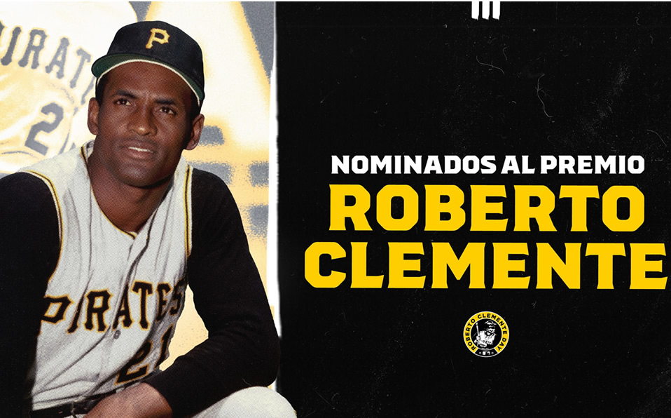5 latinos nominados al Premio 'Roberto Clemente'