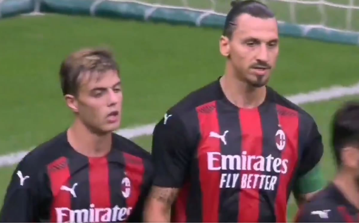 Daniel fue felicitado por Zlatan Ibrahimovic (Captura de video)