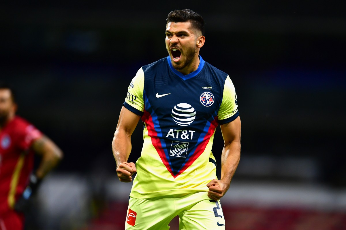 Henry Martín grita a todo pulmón su gol ante los sinaloenses. FOTO: Mexsport