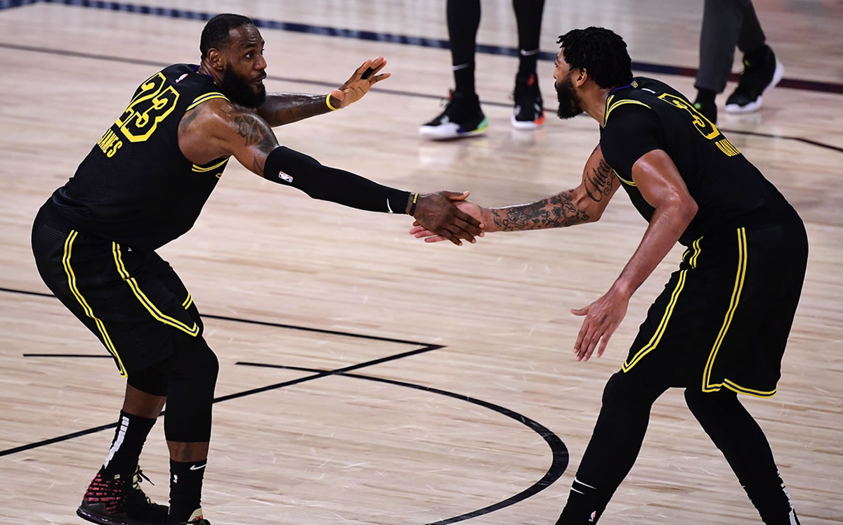 Los Lakers dieron una exhibición (AFP)