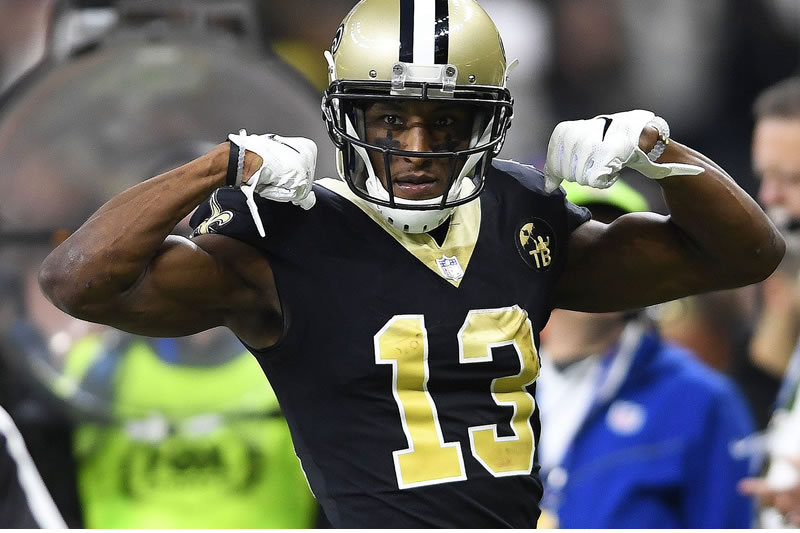 Michael Thomas | Saints: El mejor receptor de la liga que busca explotar el último año de Drew Brees como profesional.