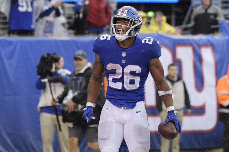 Saquon Barkley | Giants: El año pasado sufrió de algunos problemas físicos y Nueva York se hundió, por eso le necesitan al 100.