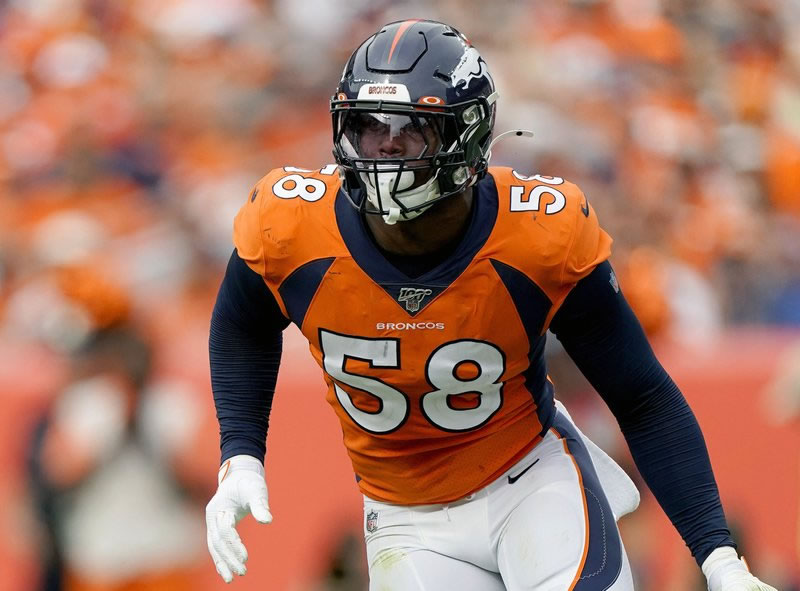 Von Miller | Broncos: En 2019 no superó las 10 capturas y se habla de su decadencia, pero sigue siendo lo mejor en Demver.
