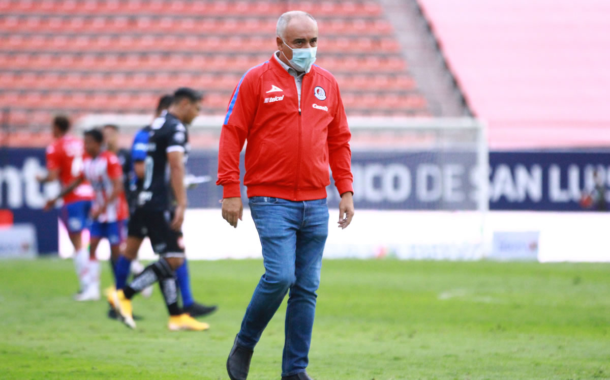 Guillermo Vázquez admitió que Atlético de San Luis no jugó bien. (Foto: Imago7)