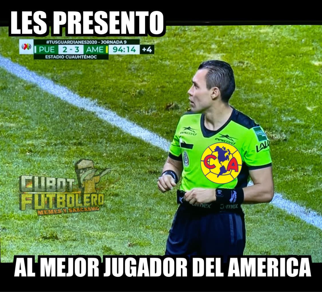 No hay juego del América en el que un árbitro no luzca sospechoso.