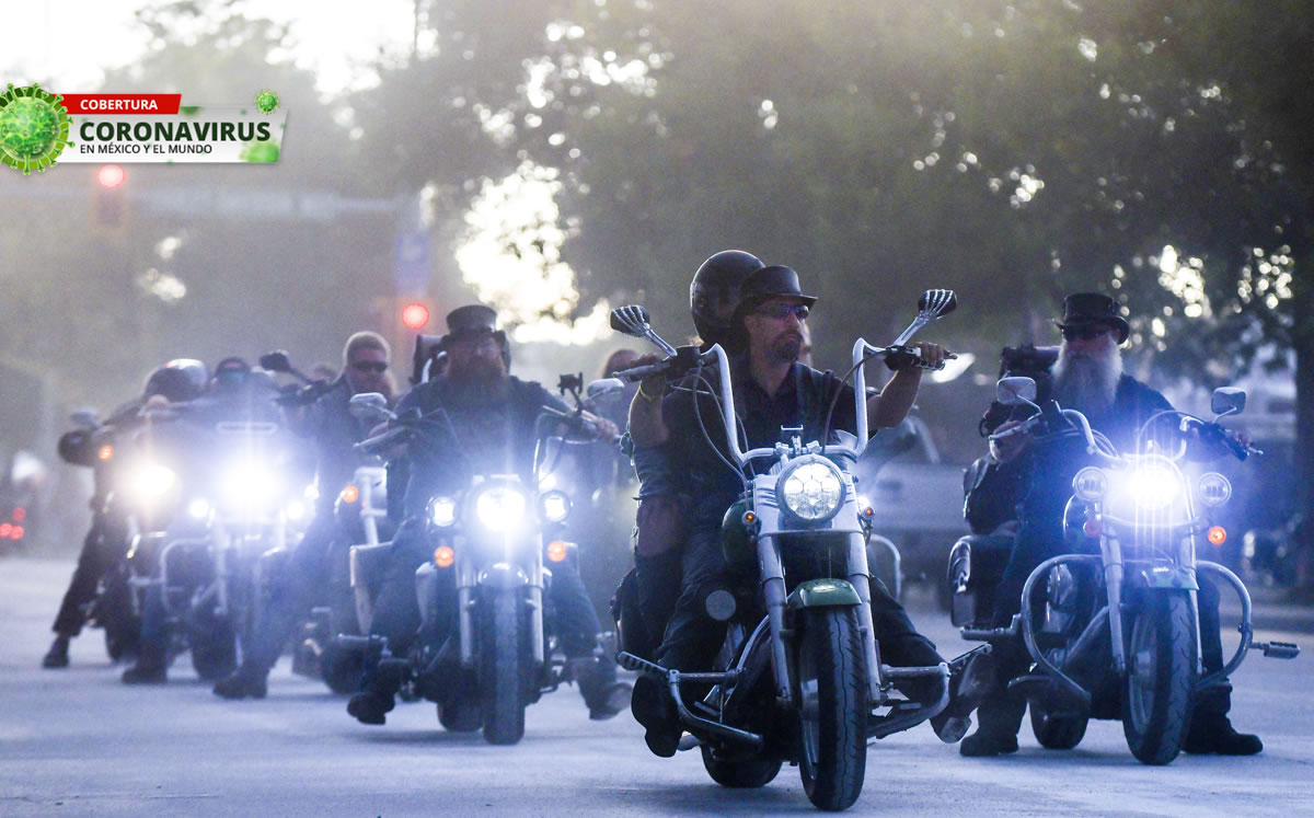 460 mil motociclistas se reunieron en el rally de Sturgis. (Foto: AFP)