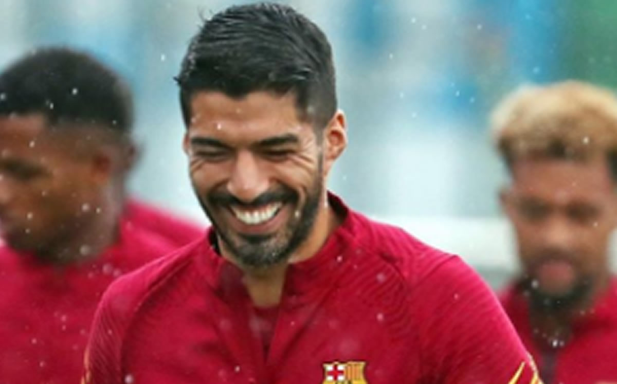 El jugador del Barcelona en los entrenamientos. (Barcelona)