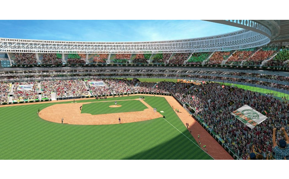 Así lucirá el estadio de la novena de Yucatán