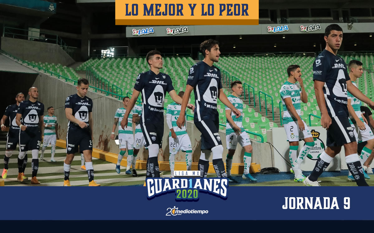 Los Mejor y lo Peor de la Jornada 9 del Guard1anes 2020.