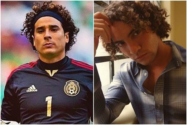 Memo Ochoa y David Bisbal.