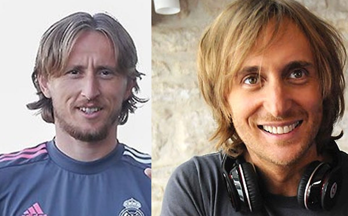 Modric y David Guetta.