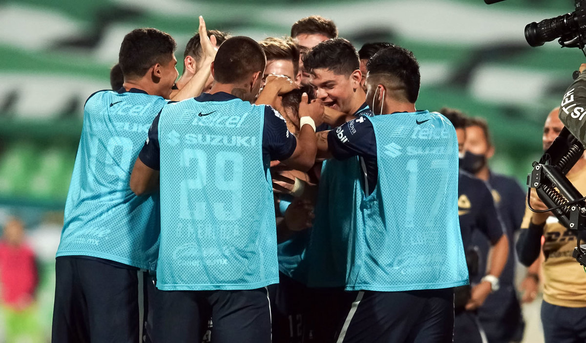 Pumas venció 1-2 a Santos como visitante en la Jornada 9. (Imago7)
