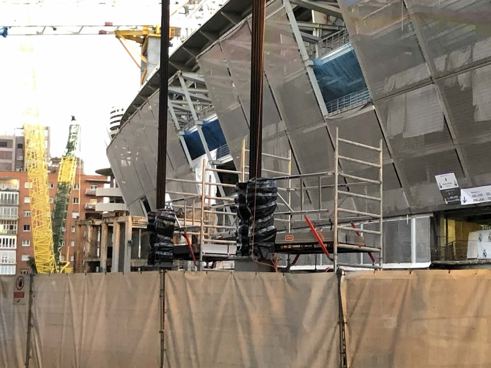 Se prevé que el nuevo Santiago Bernabéu quede listo para octubre del 2022.