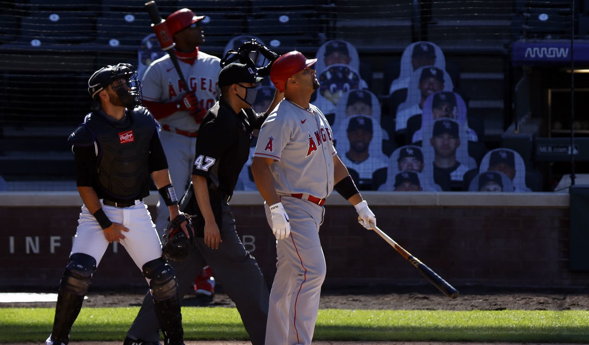 Albert Pujols está solo por detrás de Barry Bonds, Hank Aaron, Babe Ruth y Alex Rodríguez en cuadrangulares. (AFP)