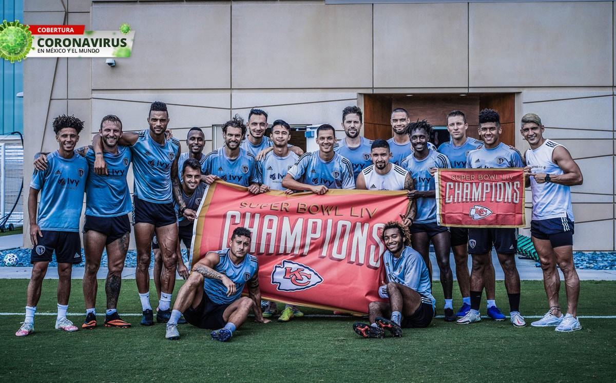 Los futbolistas del Sporting, bajo la lupa (Twitter @SportingKC)