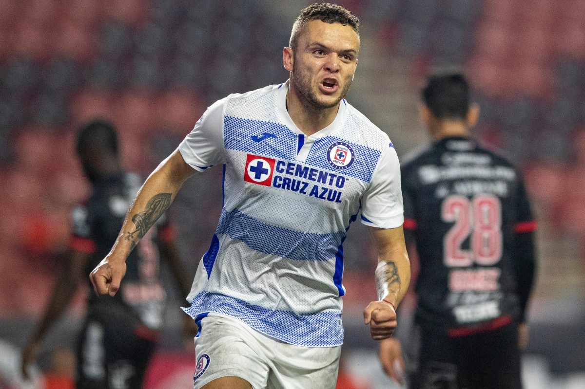 El Cabecita Rodríguez festeja el tanto del triunfo. FOTO: Imago7.