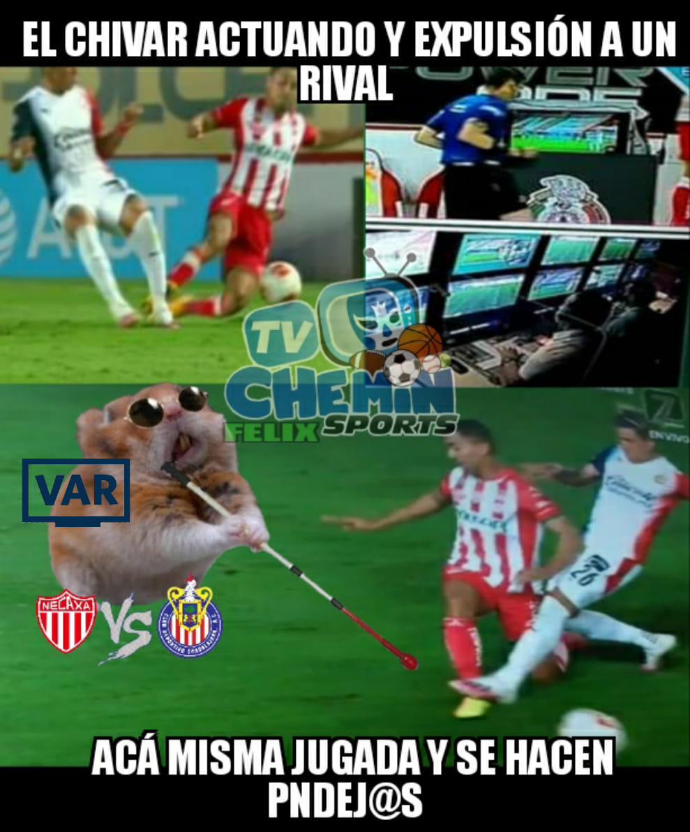 Qué curioso que cuando es contra Chivas, en el VAR todo les pasa de noche.