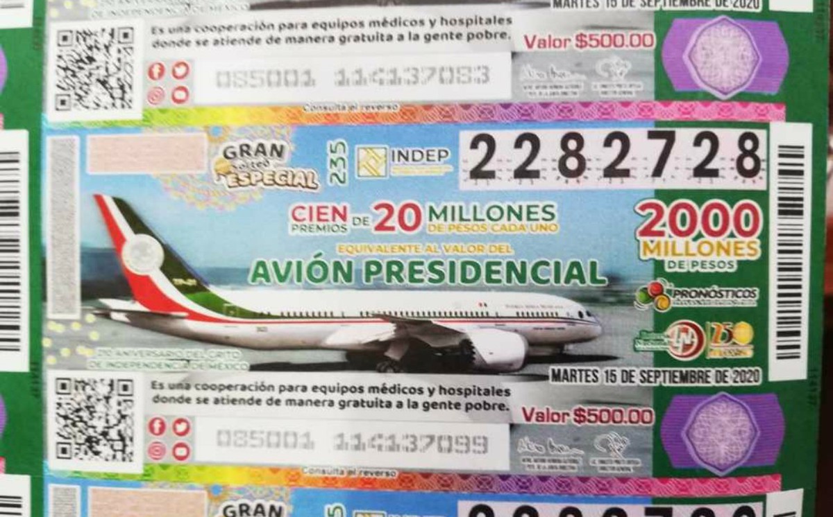 los cachitos del avión presidencial cuestan 500 pesos (Foto: Milenio)