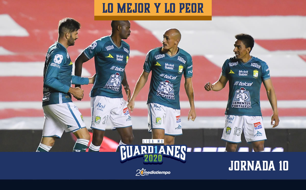 Liga MX. Resumen Jornada 10 del Guardianes 2020 en Lo Mejor y lo Peor