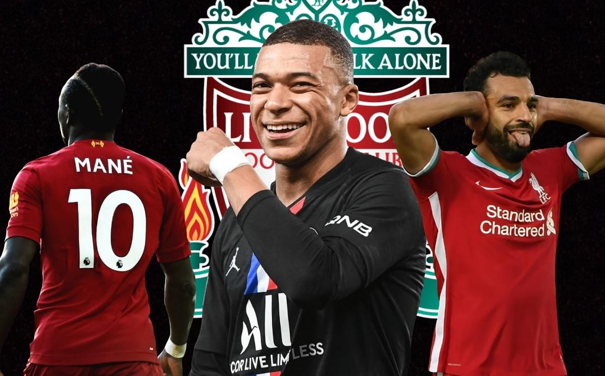 Mbappé podría terminar en el Liverpool por Salah o Mané