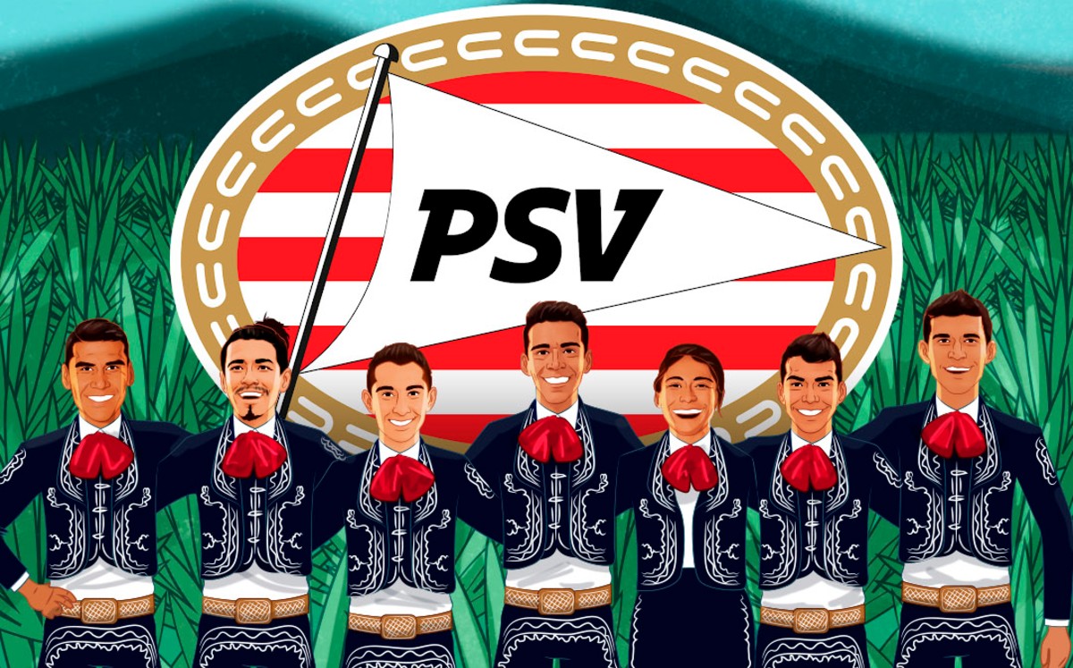 El PSV mostró a los mexicanos que han jugado en el cuadro holandés, Foto: @PSVespanol