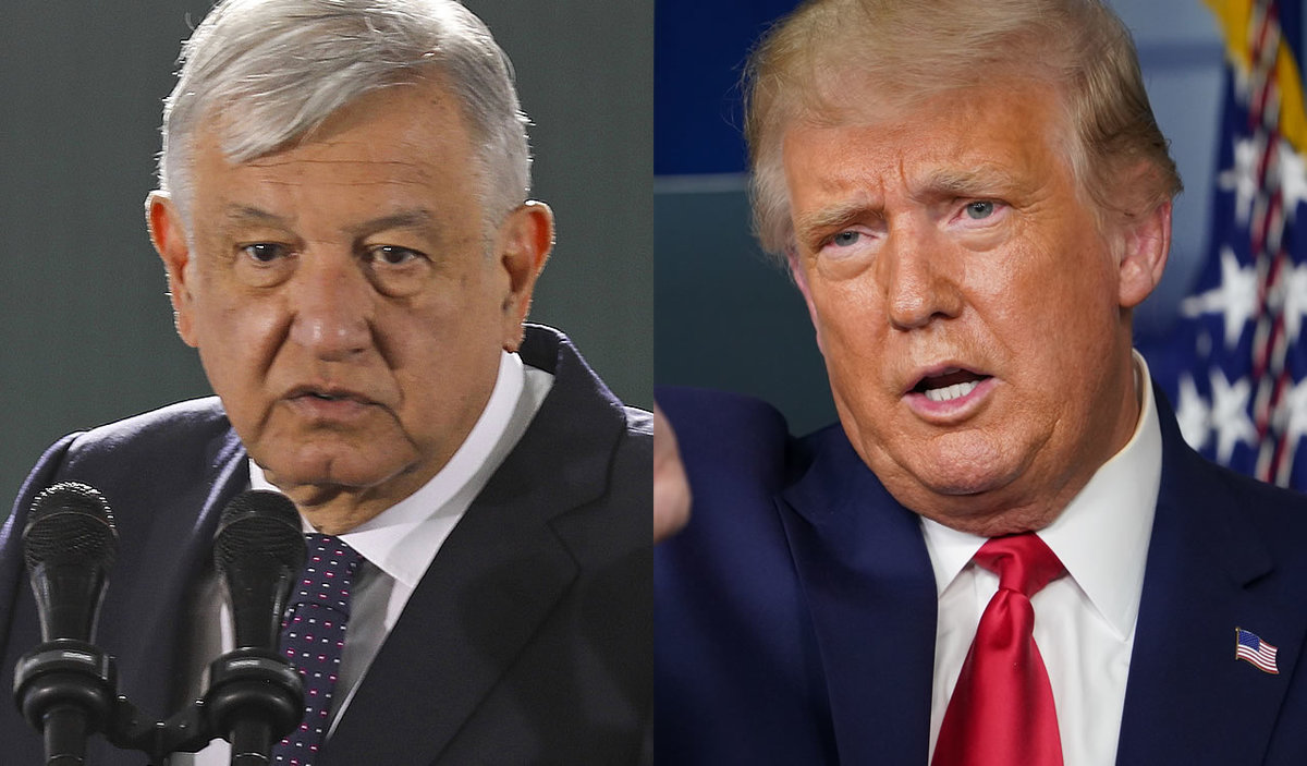 Andrés Manuel López Obrador y Donald Trump, presidentes de México y EE.UU., respectivamente (AFP)
