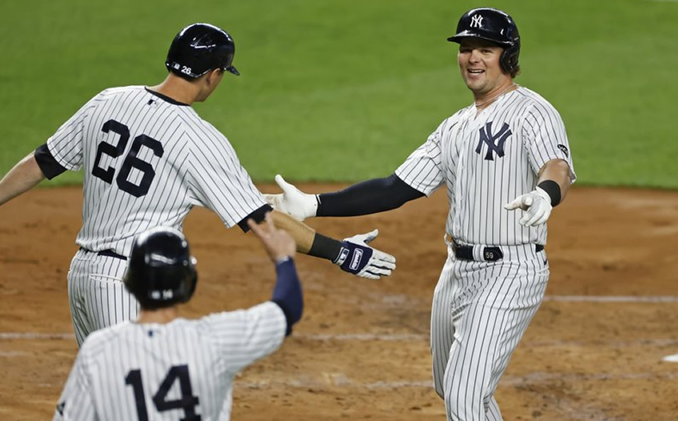 Yankees apalea a Blue Jays y ya es segundo lugar del Este