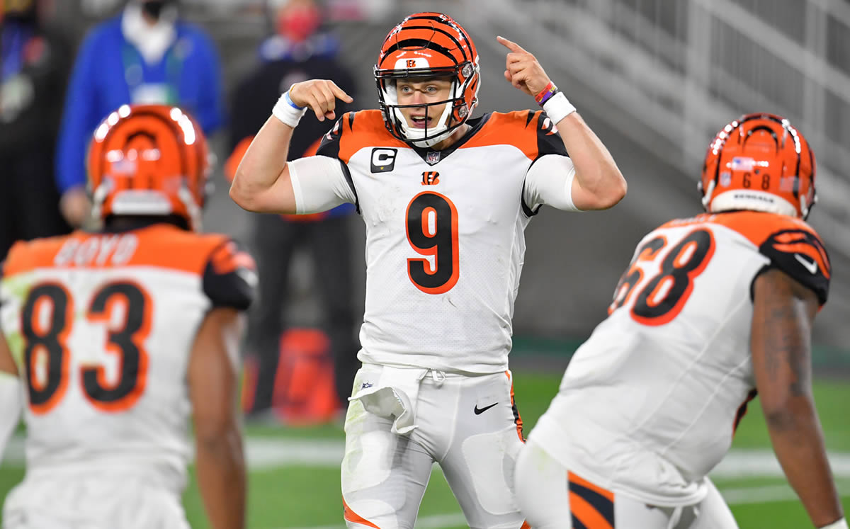 Burrow tuvo una gran actuación pese a caer ante los Browns (AFP)