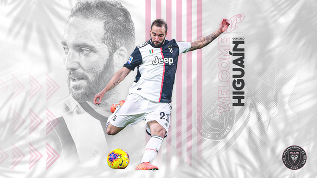 Gonzalo Higuaín es nuevo jugador del Inter de Miami de la MLS