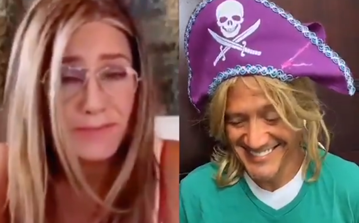 Aniston y Hernández se lucen en el video de Tik Tok. (Foto: captura de video de @elmatadorpr)