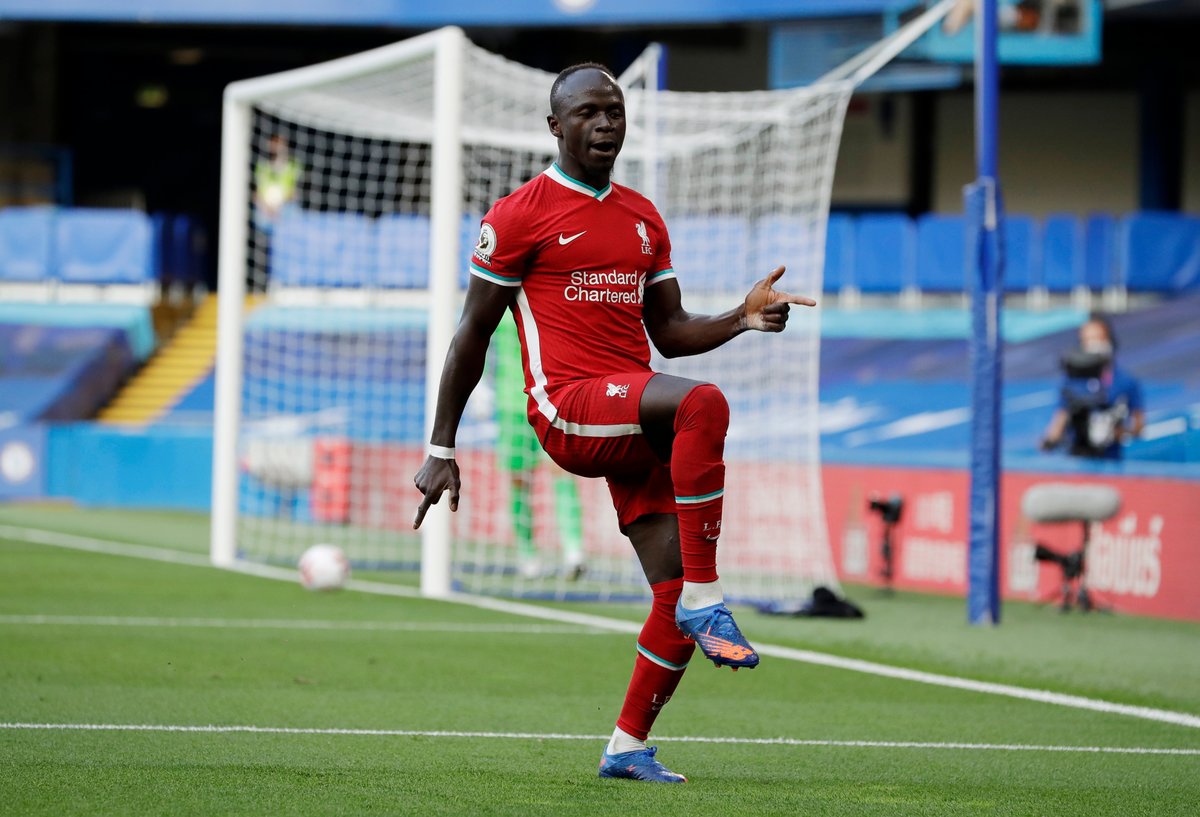 Dos goles de Sadio Mané fueron suficientes para que Liverpool saliera victorioso de Stamford Bridge
