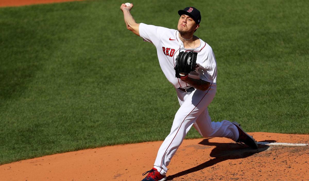 Tanner Houck abrió su segundo juego en las Mayores y ganó el Clásico para Red Sox. (AFP)