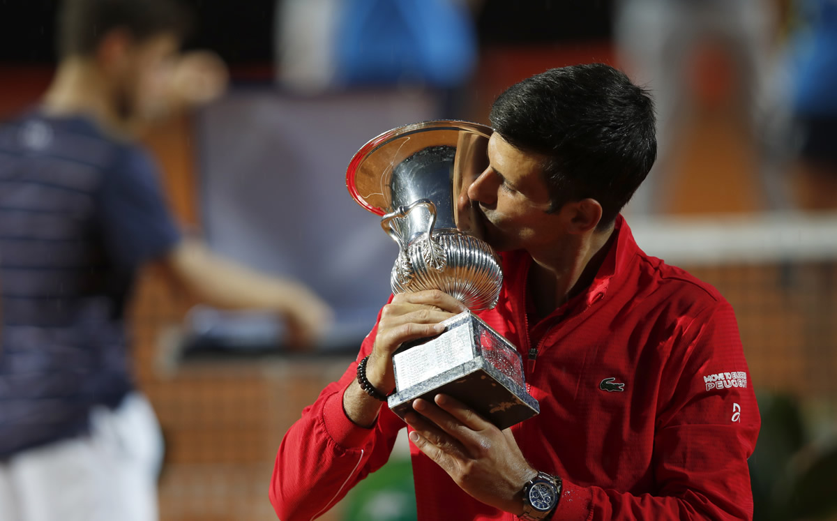 Novak Djokovic conquistó su quinto Abierto de Roma. (Foto: AFP)