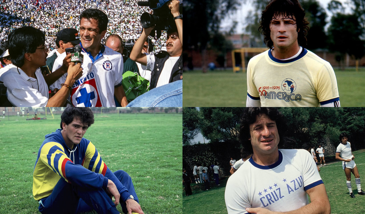 Porque la grandeza de los clubes la hacen las leyendas, aquí los que estuvieron en América y Cruz Azul.
