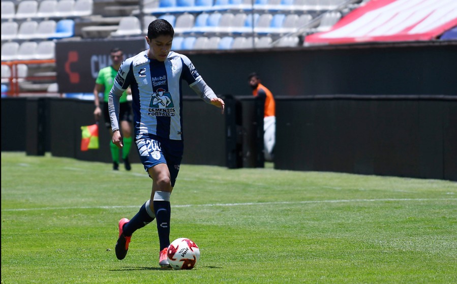Israel Luna, delantero de Pachuca que fue parte del Tri Sub17 subcampeona del Mundo en Brasil  2019. FOTO: Imago7.