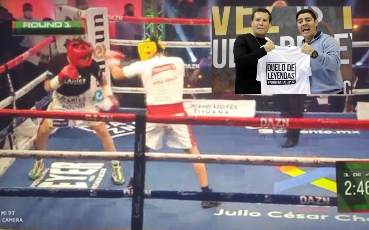 Julio César Chávez y Jorge "Travieso" Arce repartieron candela arriba del ring.