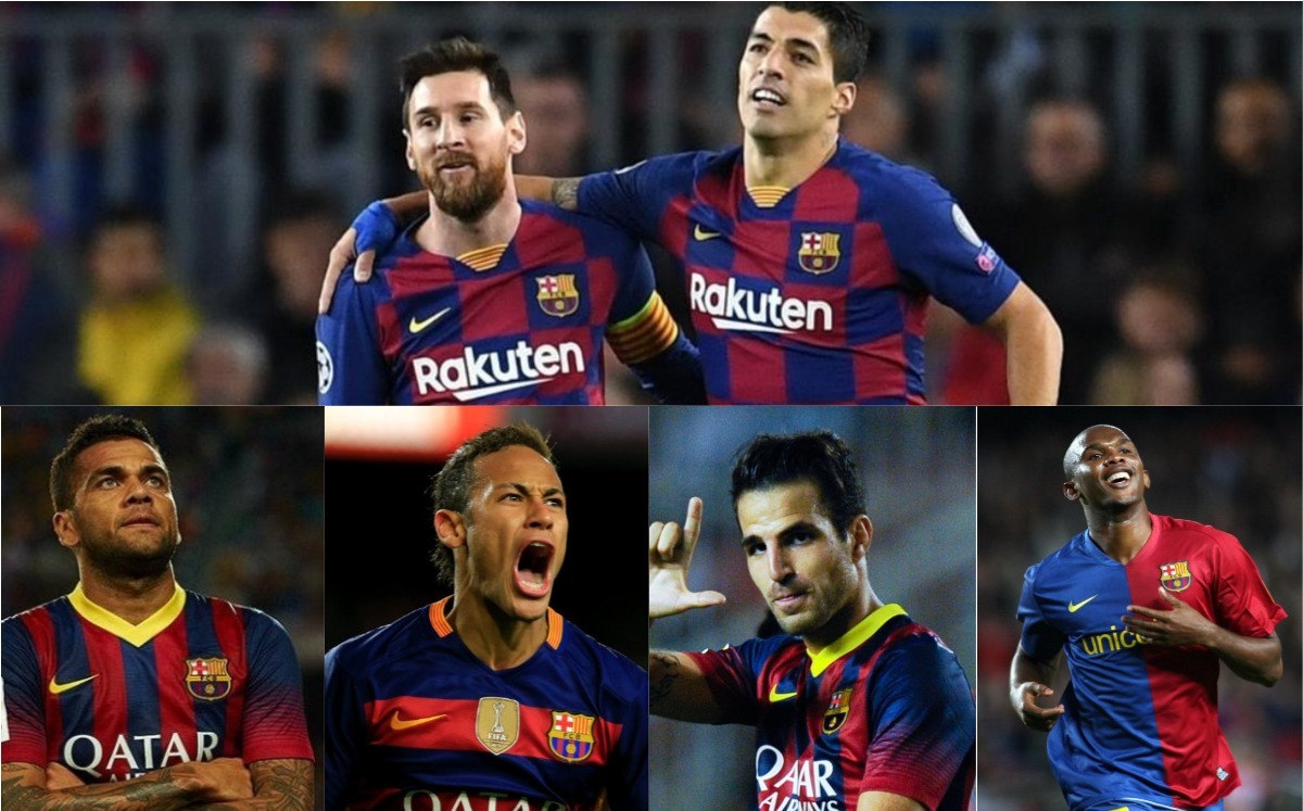 Neymar, Alves y Eto'o respaldan a Messi y Suárez; tiran contra Barça