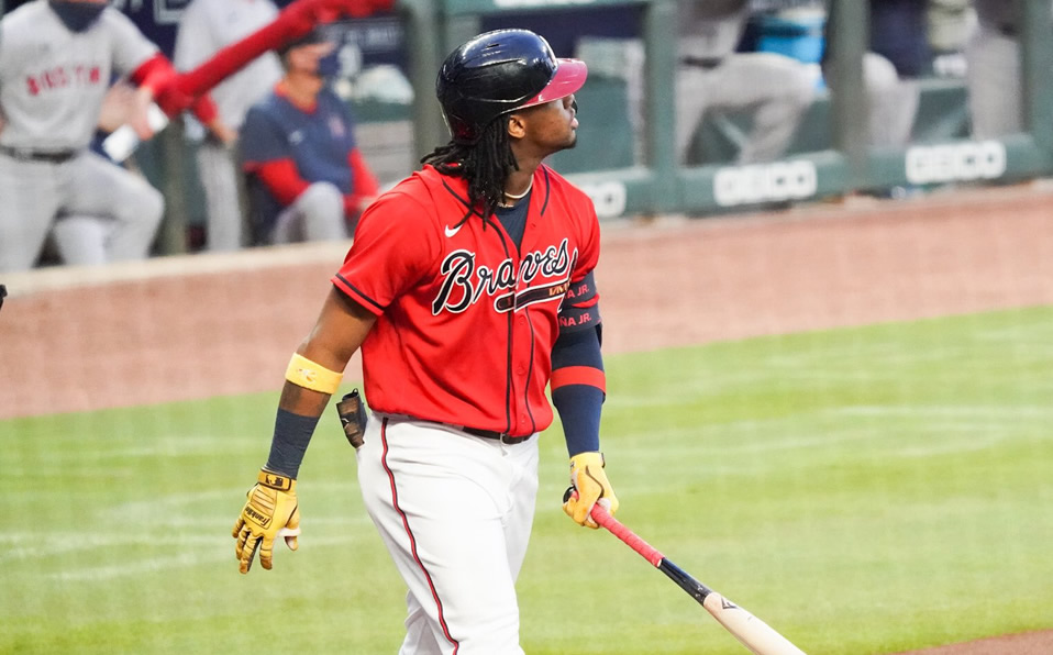 [VIDEO] Ronald Acuña pega el HR más largo de la temporada