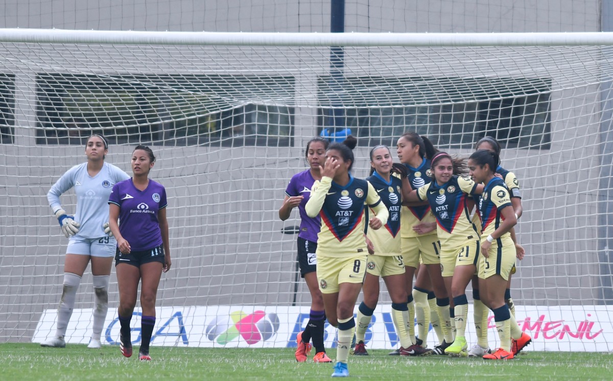 América goleó 8-0 a Mazatlán en la Liga MX Femenil. Foto: Imago7