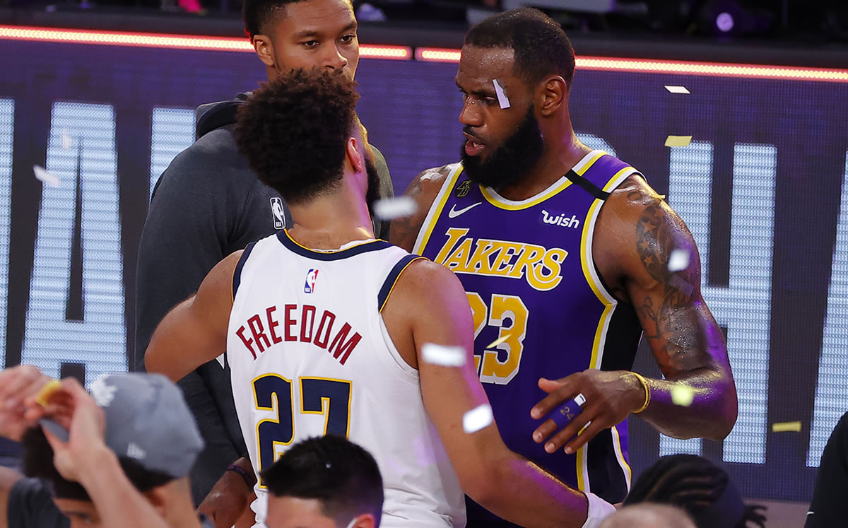 El Rey metió a las Finales a los Lakers (AFP)