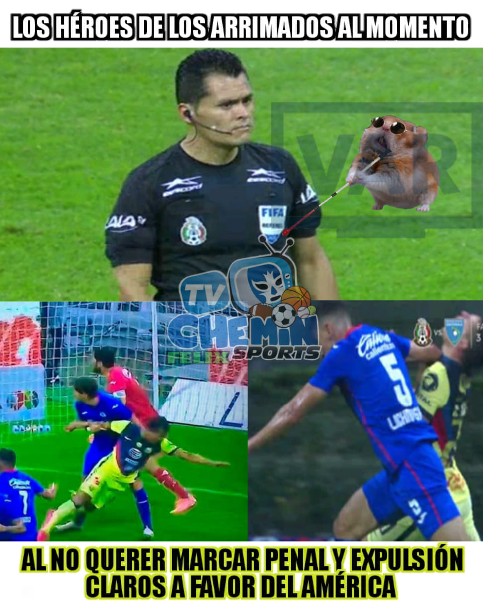 ¿Será? Miren que los americanistas quejándose del arbitraje es un descaro.