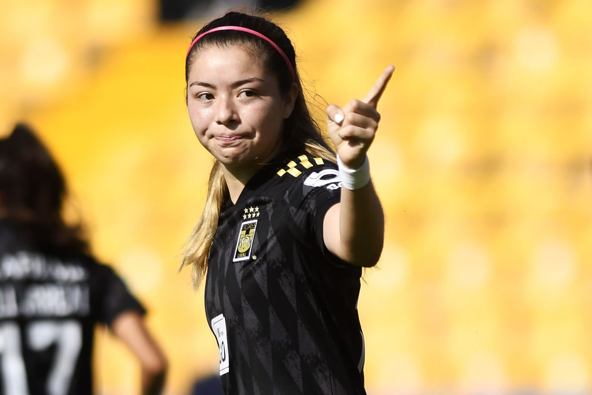 Katty Martínez marcó doblete en el triunfo e Tigres. (Foto: Imago7)