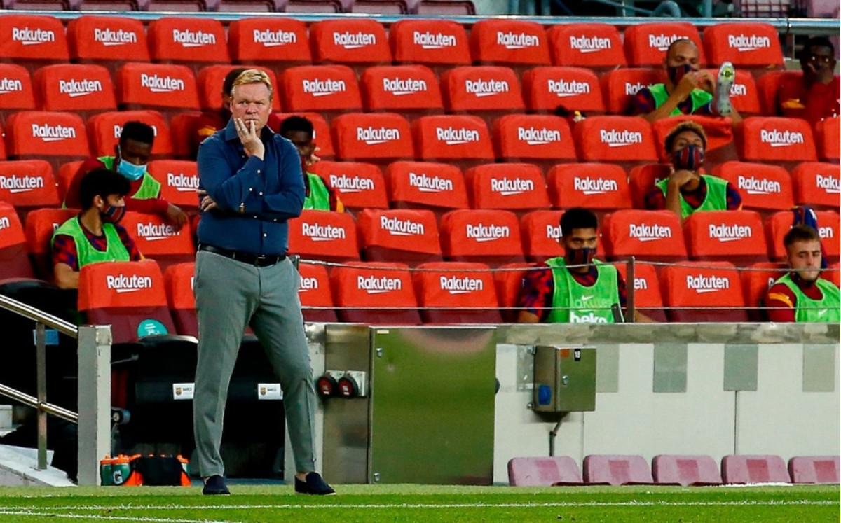 Ronald Koeman se estrena como entrenador blaugrana en LaLiga (FOTO:EFE)