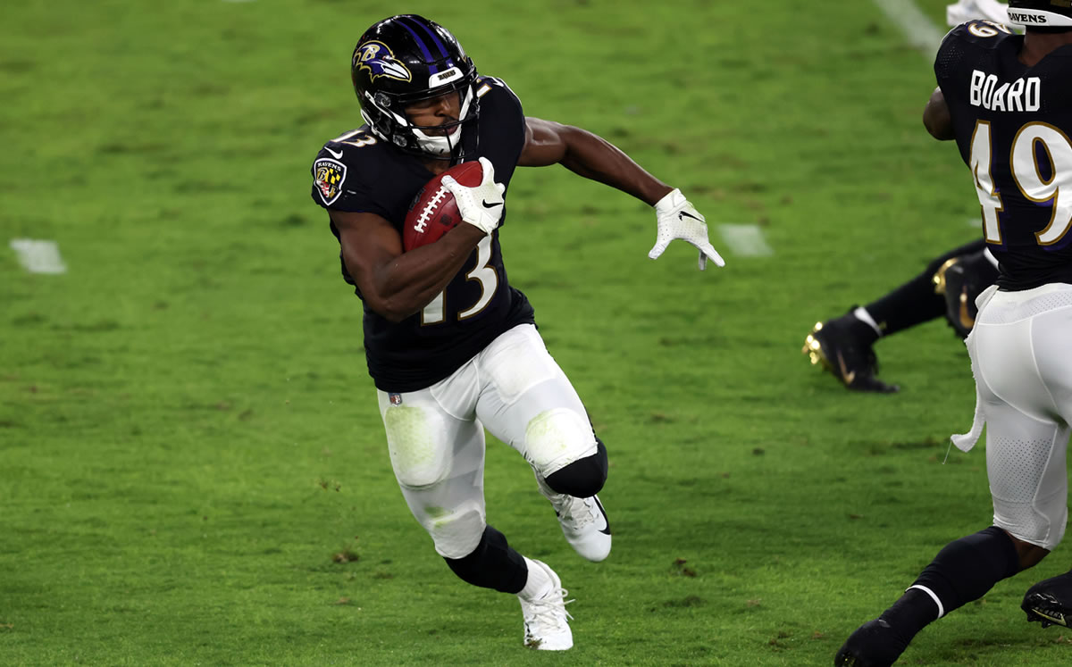 Duvernay eludió a todo el equipo de los Chiefs (AFP)