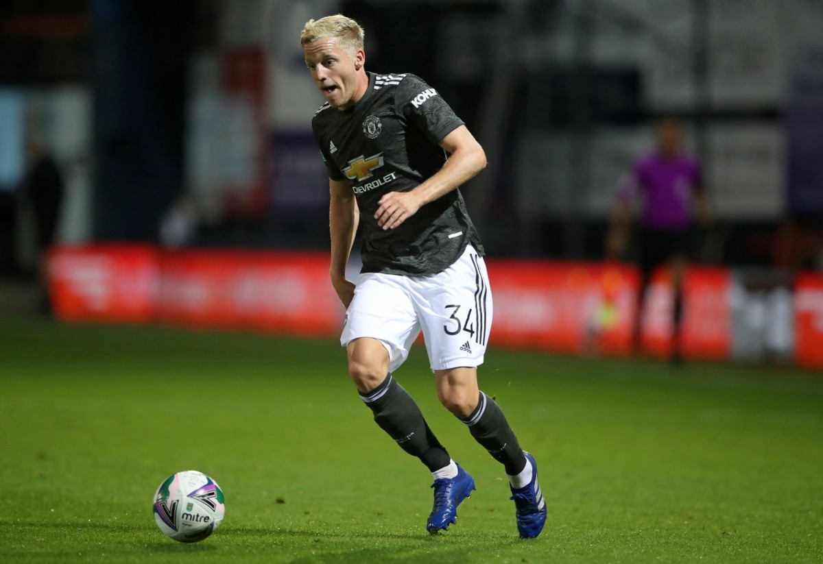 Donny van de Beek, una de las nuevas joyas del Manchester United. Foto: AFP