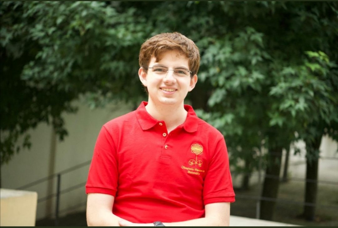 Tomás Cantú ganó medalla de Oro para México en la Olimpiada Internacional de Matemáticas