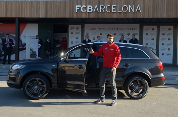 Gerard Piqué tiene en su colección BMW 650i, Audi Q7, Porsche Cayenne y Audi A7 Sportback.