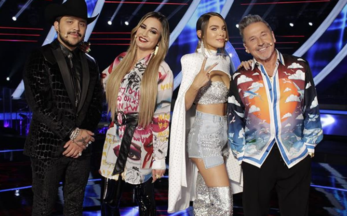 Los coaches de la voz azteca. (Azteca)