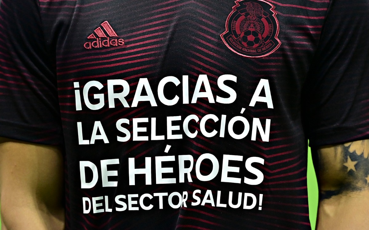 Esta es la playera que usaron los jugadores del Tri previo al amistoso contra Guatemala. Foto: Imago7
